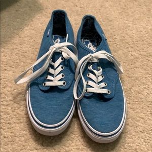 Size 6.5 Blue Vans